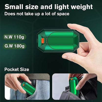 2 Pack 𝐇𝐚𝐧𝐝 𝐖𝐚𝐫𝐦𝐞𝐫𝐬 Rechargeable,Portable Electric Hand Warmers Reusable,USB Handwarmers,Outdoor/Indoor/Working/Studying/Camping/Hunting/Golf/Pain Relief/Game/Warm Gifts for Men Women Kids