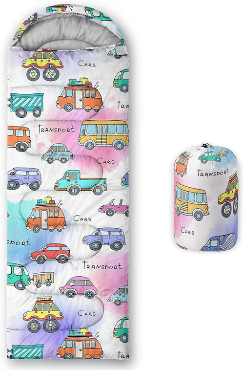 Sleeping Bags for Adults and Kids Camping Sleeping Bags for Girls and Boys Lightweight Waterproof Cold/Warm Sleeping Bag for 3 Season
