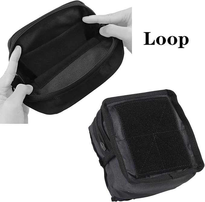 Tactical Molle Pouch Compact EDC Utility Gadget Pouch Waist Bags Sundries Storage Admin Organize Gear Gadget for Military Backpack Vest
