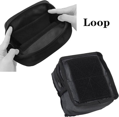 Tactical Molle Pouch Compact EDC Utility Gadget Pouch Waist Bags Sundries Storage Admin Organize Gear Gadget for Military Backpack Vest