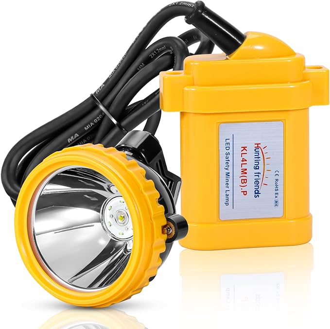 Superbright LED Mining Light KL4LM(B).Plus Miner Cap Lamp Waterproof Underground Headlamp Explosion-Proof Hard Hat Headlamp