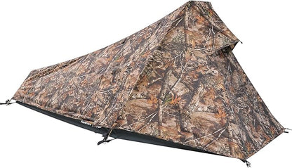 GEERTOP Ultralight Bivy Tent for 1 Person 3 Season Waterproof Single Person Backpacking Tent for Camping Hiking Backpack Travel Outdoor Survival Gear