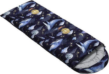 QOOMO Camping Sleeping Bags,3 Season Warm & Cool Weather,Lightweight,Waterproof Sleeping Bags for Adults & Kids,Traveling,and Outdoors,Camping Gear Equipment