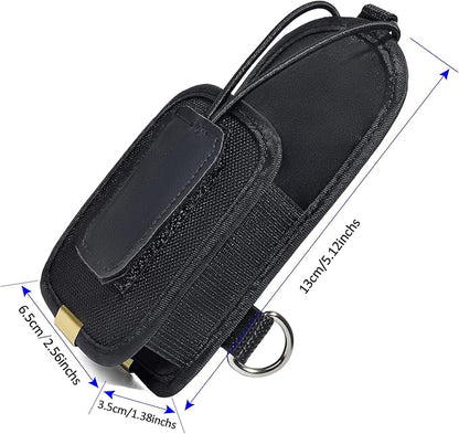 HYS Radio Holder Walkie Talkie Pouch Case for Duty Belt Radio Holster Tactical Hunting Handheld Radio Bag for Motorola GP88S baofeng UV5R UV82 Midland Retevis 2- Way Radio