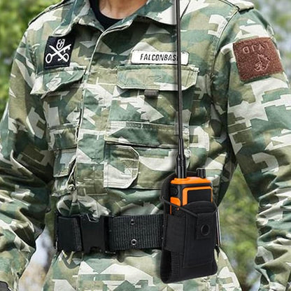 BAOFENG Tactical Pouch Walkie Talkie Bag Molle Radio Pouch Portable Radio Case Outdoor Hunting Nylon Case Holster Pouch Bag UV-5R UV-17 UV-21 Kenwood Two Way Radio(2Pack)