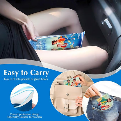 Owfeel 12 Pack Disposable Urine Bags, 900ml Unisex Portable Urine Bags for Camping, Disposable Urinals Vomit Bags for Traffic Jams Camping Hiking for Men Women Kids Patient