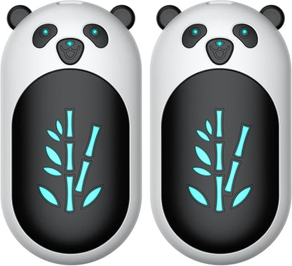 Hand Warmers Rechargeable 2 Pack, 6000mAh Electric Hand Warmer Reusable, 20Hrs Long Heating, Portable Pocket Heater Handwarmer for Women Men, Outdoor Camping, Hunting Gear