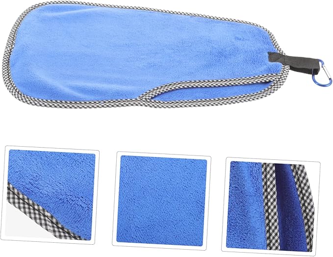 Bait Towels Camping Towel Quick Dry Hand Towels Microfiber Fishing Towel Gym Towel Golf Ball Towel Yoga Towel Fisherman Towel Pool Towel Tools Buckle Fitness Protective Towel Metal