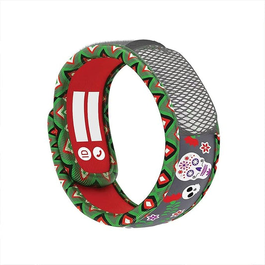 PARA'KITO Bug & Mosquito Bracelets for Kids | Mosquito Spray Alternative | Waterproof, Outdoor Insect Wristband w/Natural Essential Oils | Hiking, Trekking & Camping Accessories (Dark Roses)