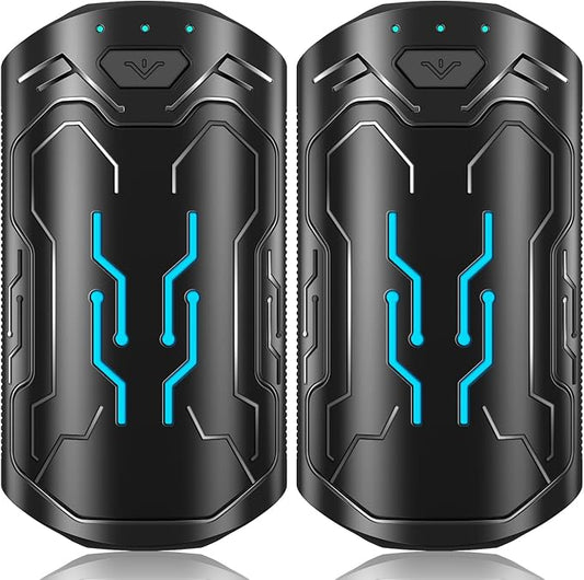 Hand Warmers Rechargeable 2 Pack 20Hrs Long Heating Pocket Size Electric Handwarmers, Portable USB Hand Warmer Heater Therapy Great Gift for Christmas Outdoors, Hunting, Golf, Camping Men Women