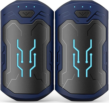 Hand Warmers Rechargeable 2 Pack, ROFWIZ 6000mAh Electric Portable Pocket Heater, are Great Warm Gifts for Women, Men, Heat Therapy, Raynauds, Outdoors, Hunting, Golf, Camping Gear
