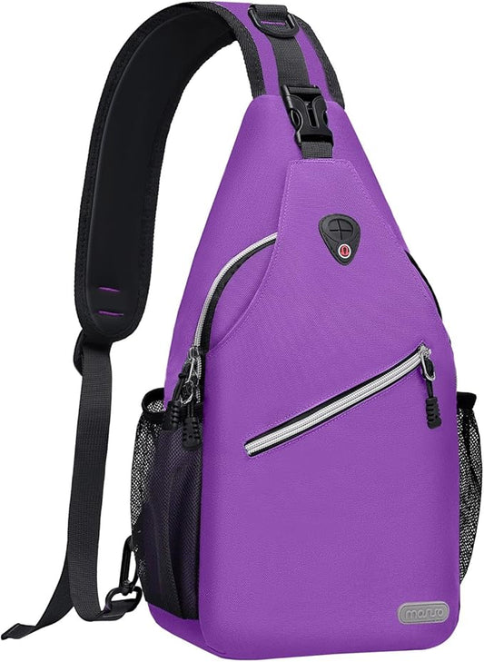 MOSISO Sling Backpack, Multipurpose Crossbody Shoulder Bag Travel Hiking Daypack