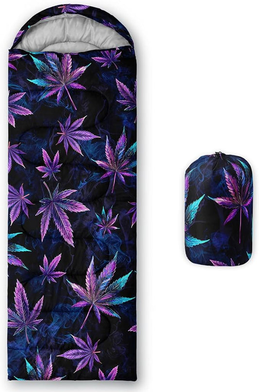 Kids Sleeping Bag for Boys Girls,Western Cowboy Print-Lightweight Warm Portable Outdoor Indoor-Waterproof Cold Weather Resistant Sleeping Bag for Camping Hiking