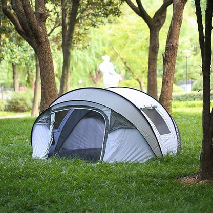 EchoSmile Instant Pop Up Camping Tent, 2/4/6 Person, Easy Setup Tent, Water Resistant Dome, Portable with Carry Bag