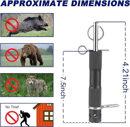 Perimeter Trip Alarm, Camping Trip Wire Alarm Device, Early Warning Security System for Camping and Property Safety, Use 209 Primers