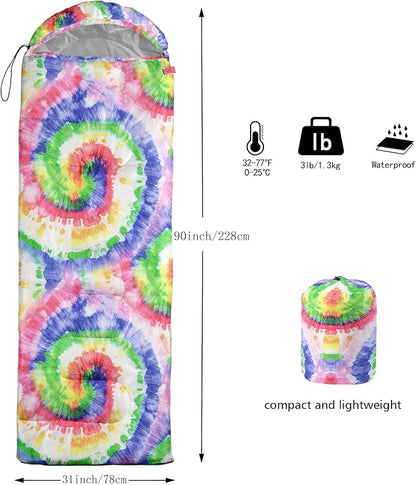 BailiPromise Camping Sleeping Bags,3 Season Warm & Cool Weather,Lightweight,Waterproof Sleeping Bags for Adults & Kids,Traveling,and Outdoors,Camping Gear Equipment