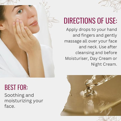 Manuka Lane Nourishing Face Oil, with Sweet Almond Oil, Rosehip and Manuka Oil Results for Soothe and Moisturise Your Face
