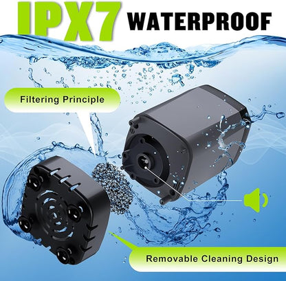 Portable Shower for Camping, [Long-Lasting] Spopal 6000mAh Rechargeable Camping Shower with Intelligent LED Display, 4 Spray Modes, IPX7 Waterproof Outdoor Shower Kit for Hiking, Travel, Car, Pet