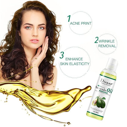 Natural Softening Multi-Purpose Moisturizing Mineral Oil Relive Dry Skin 100ml/3.38fl.oz (Avocado Oil)