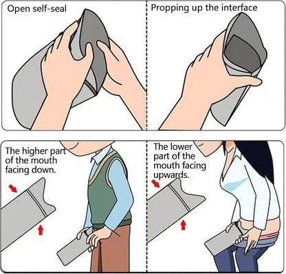 Portable Urinal Bags, 8 Pack Pee Bags, Disposable Urine Bags for Travel, Disposable Urinal for Women, Men, Kids, Patient, Traffic Jam
