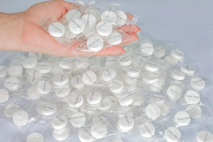 100pcs Compressed Face Towel Tablets, Hand Wipes Portable Compact Disposable Cotton Travel Towel Tissues Handy for Outdoor Hiking Camping Traveling, Home Wipes.