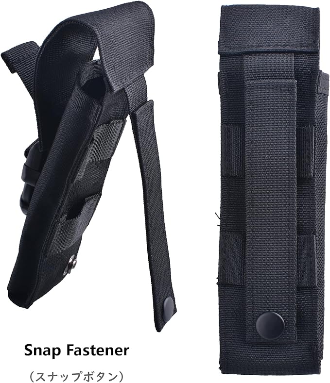 JEELAD Flashlight Accessory Bag Multifunctional Flashlight Bag Molle Accessory Pouch Shoulder Tape Additional Bag Tools Pouch