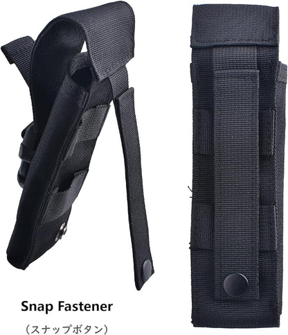 JEELAD Flashlight Accessory Bag Multifunctional Flashlight Bag Molle Accessory Pouch Shoulder Tape Additional Bag Tools Pouch