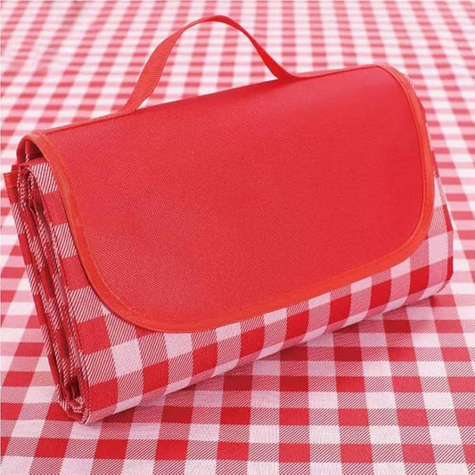Extra Large Picnic Blanket Beach Blankets, Outdoor Foldable Waterproof Sand Mat for Beach Camping Hiking Travel Family Concerts Grass Park Music Festival Lawn Mats (Red, 80x60inch)