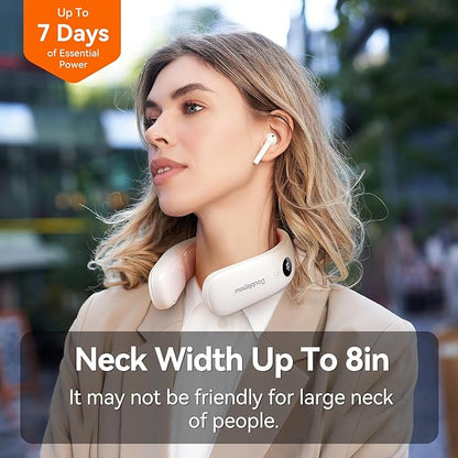 10000mah Rechargeable Neck Warmer,for Necks Up to 8 inches Wide,15 Hours Portable Neck Heater for Men and Women