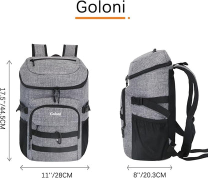 Cooler Backpack Insulated Leak Proof,Small Soft Coolers Bag for Men and Women Camping,Travel,Beach,Hiking,Picnic