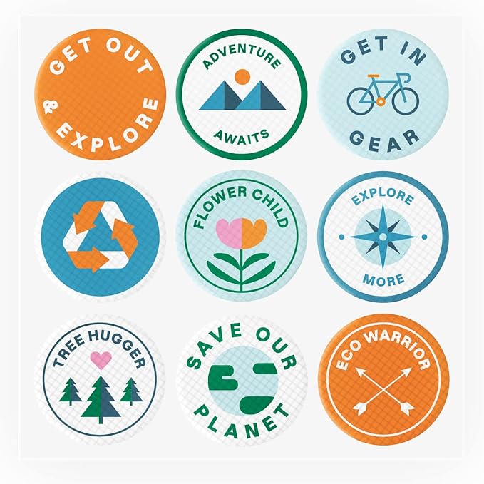 Cliganic Mosquito Repellent Stickers (90 Pack) - Camping Patches for Kids & Adults, Natural DEET-Free, Essential Oil Infused
