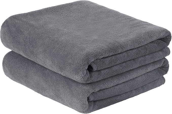SUNLAND Microfiber Gym Bath Towel Ultra Soft Travel Camping Towel Super Absorbent Swimming Sport Towel for Adults and Children 24inchX48inch