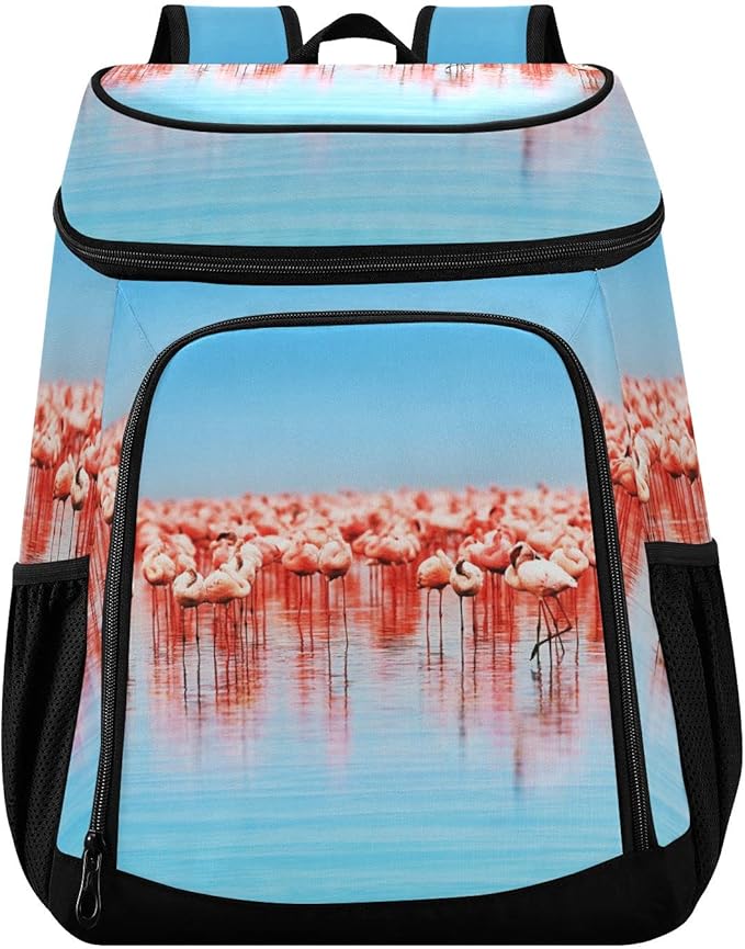 Cooler Backpack Insulated Leak Proof Beach Cooler Bag 30 Cans Waterproof Lightweight Soft Lunch Picnic Cooler for Men Women