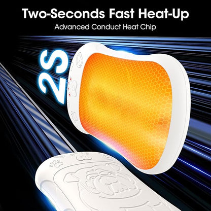 OLV Hand Warmers Rechargeable 2 Pack Strong Magnetic 18Hrs Longer Heating Portable Pocket-Sized Hand Warmer 6000mAh USB Hot Heater Birthday Gifts for Men Women Camping,Golf,Hunting,Travel Essentials