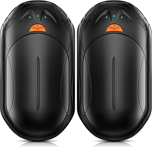 AI Hand Warmers Rechargeable 2 Pack,6000mAh Rechargeable Hand Warmer,20Hrs Long Heating Electric Hand Warmer,Portable Pocket Heater,Pocket Size Hand Warmer, Gifts for Christmas,Camping,Hunting