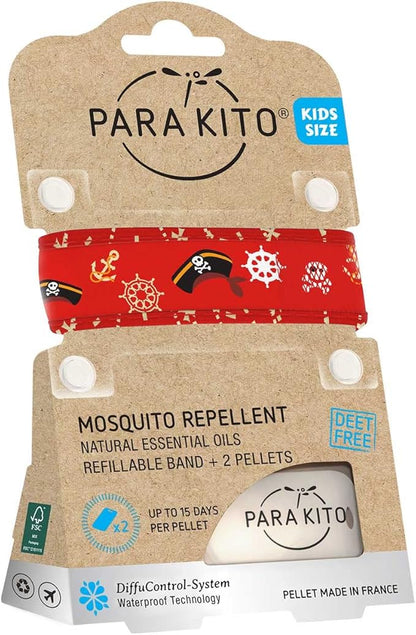 PARA'KITO Bracelets for Kids | Spray Alternative | Waterproof, Outdoor Wristband | Hiking, Trekking & Camping Accessories (Caribbean)