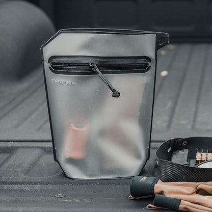 Magpul DAKA Volume Pouch Zippered Tactical Range Tool and Gear Bag, Medium 3L, Black