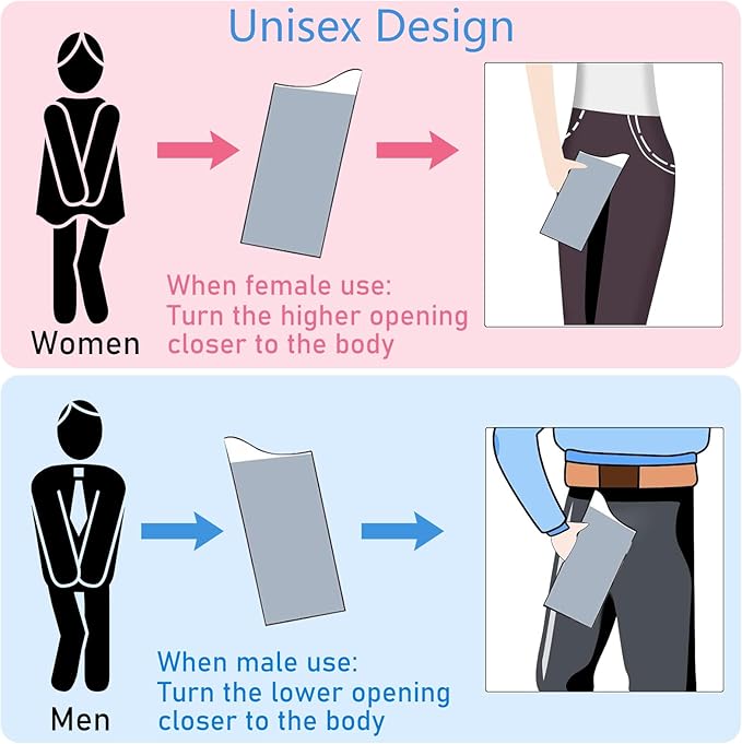 Disposable Urinal Bag, Portable Urine Bag, Portable toilet for adults, Unisex Urinal Bag for Men Women Children, Emergency pee/wee bags, vomit bags for Car, Traffic Jams, Camping, Travel (Fuchsia, 12)
