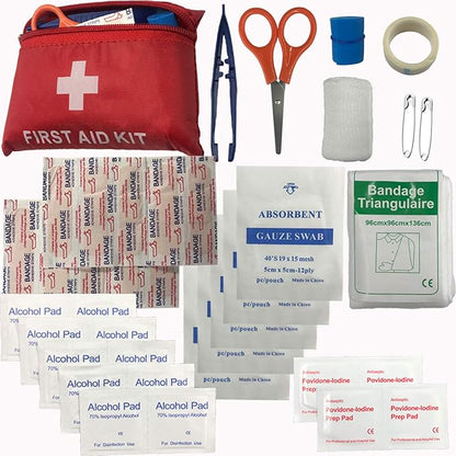 Emergency Survival Kit with First Aid, Tools, and Camping Gear - Gift for Men