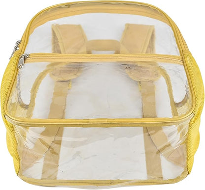 USPECLARE Clear Backpack for Stadium Approved 12×6×12, Water proof Clear Bag for Stadium Events and Concert Work Sport Event