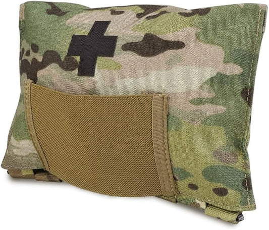 KRYDEX Tactical Blow Out Kit Bag Medical Pouch First Aid Bag IFAK Pouch with MOLLE and Belt Loop