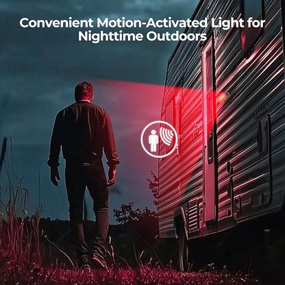 BougeRV Movable Area Light, Rechargeable Camping Lantern, 3200mAh Portable Camping Light, IP65 Waterproof, Camp Lamp for Tent, Power Outages, Emergency, Outdoor