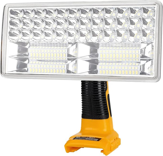 YEX-BUR 40W 4200LM LED Work Light for Dewalt 20v Battery, Handheld Flashlights Spotlight Floodlights for Men for Car Repairing, Camping, Emergency