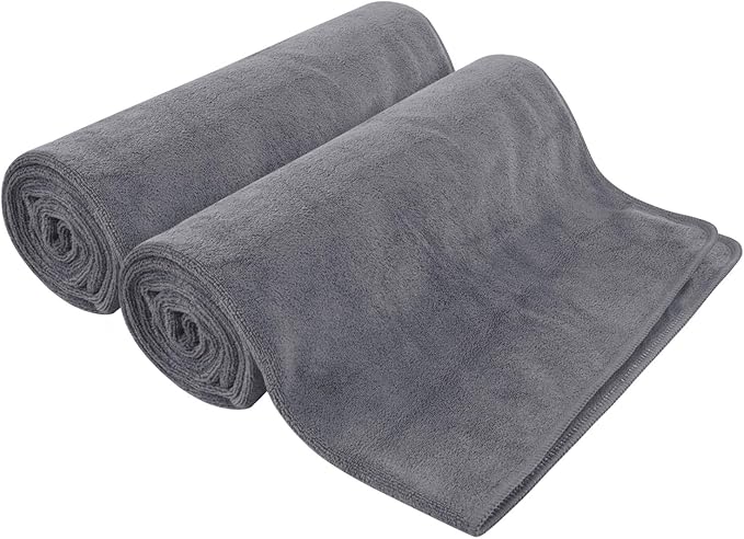 SUNLAND Microfiber Gym Bath Towel Ultra Soft Travel Camping Towel Super Absorbent Swimming Sport Towel for Adults and Children 24inchX48inch