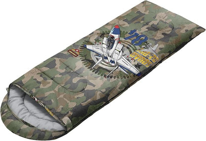 Sleeping Bags for Adults and Kids Camping Sleeping Bags for Girls and Boys Lightweight Waterproof Cold/Warm Sleeping Bag for 3 Season