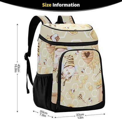 Cooler Backpack Insulated Leak Proof Beach Cooler Bag 30 Cans Waterproof Lightweight Soft Lunch Picnic Cooler for Men Women