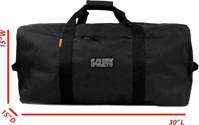 Heavy Duty Cargo Duffel Large Sport Gear Drum Set Equipment Hardware Travel Bag Rooftop Rack Bag (30" x 15" x 15", Camouflage)