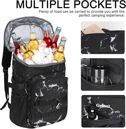 Cooler Backpack Insulated Leak Proof,Small Soft Coolers Bag for Men and Women Camping,Travel,Beach,Hiking,Picnic