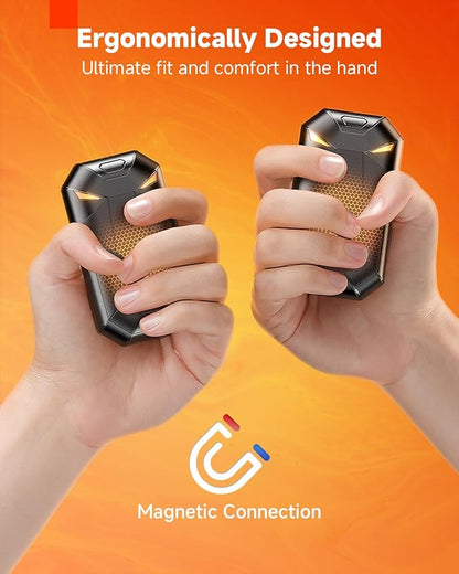 Hand Warmers Rechargeable - Ultra Light & Thin 8000mAh 2 Packs Electric Hand Warmer, Pocket-Sized, Up to 20Hrs - Stocking Stuffers for Him/Adults, Gifts for Men/Women, Camping Accessories/Hunting Gear
