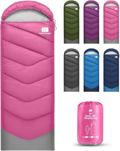 Sleeping Bags for Adults Cold Weather & Warm,Backpacking Camping Sleeping Bag for Tall Girls Boys,Lightweight,Compact,Waterproof Camping Gear for Traveling,Hiking,Hotel,Outdoor & Indoor